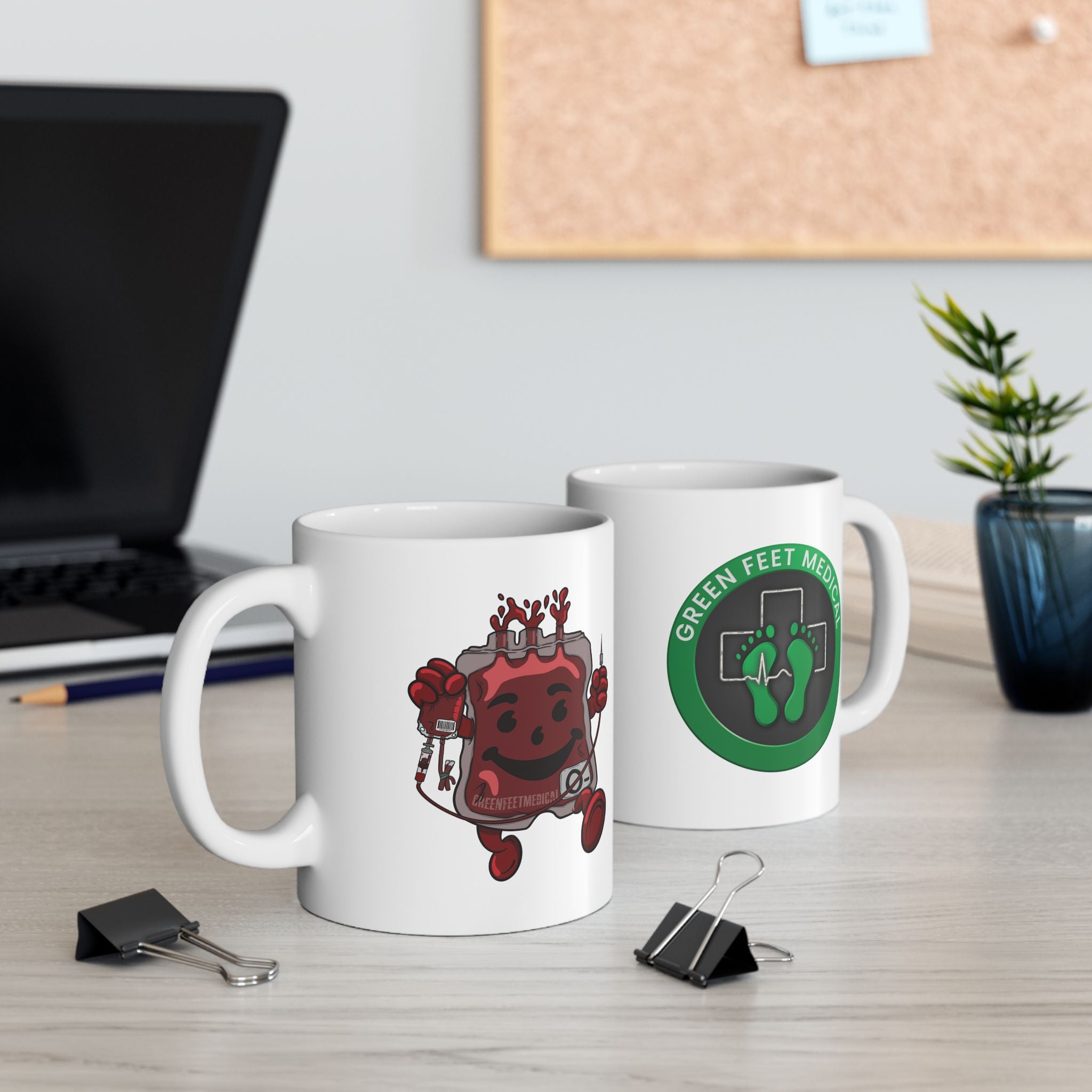 Green Feet Medical 11 oz Mug