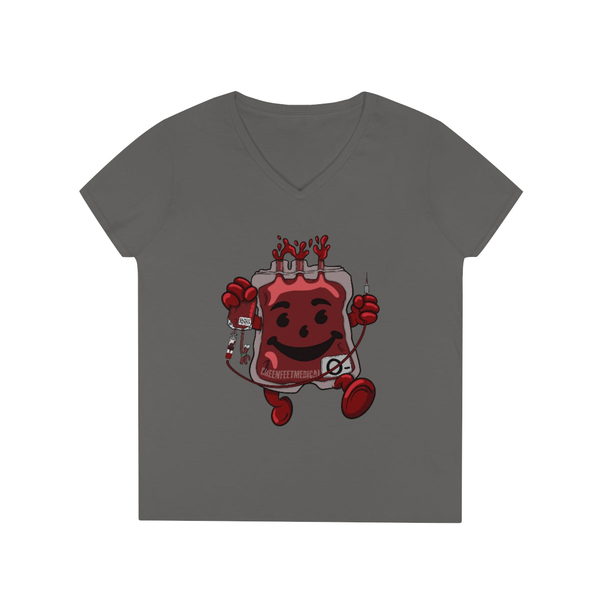 Whole Blood Homie - Ladies' V-Neck T-Shirt