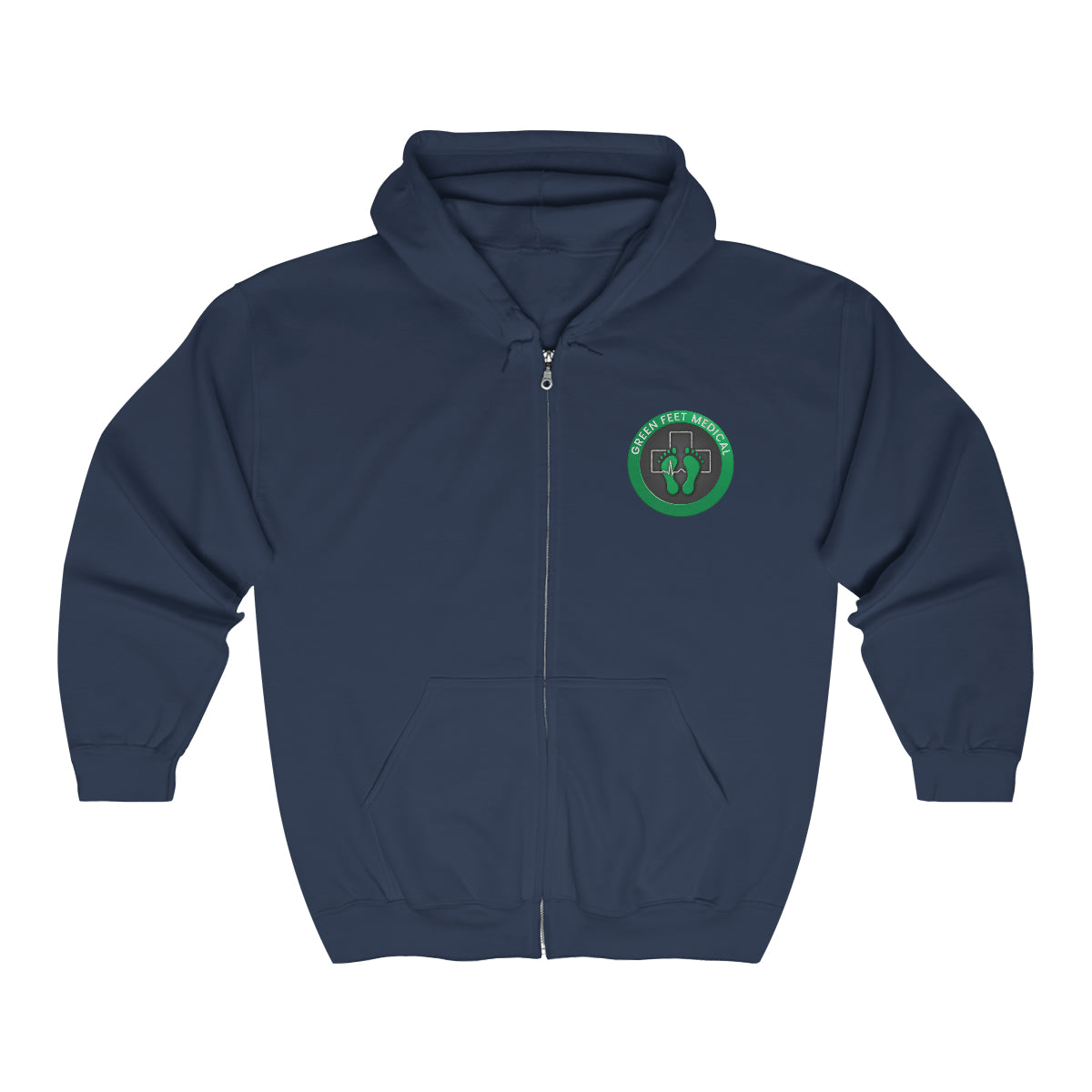 Green Feet Medical Whole Blood Homie - Unisex Full Zip Hoodie